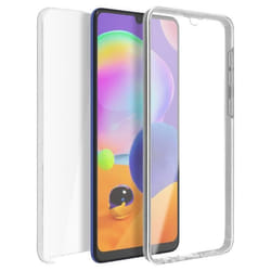 Coque - Samsung - Galaxy A31 - Protection Arrière Rigide - Avant Souple - Transparent