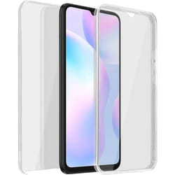 Coque de protection - AVIZAR - Xiaomi Redmi 9A - Arrière Rigide - Avant Souple - Transparent