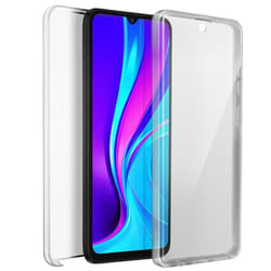 Coque - Xiaomi - Redmi 9C - Protection Arrière Rigide - Avant Souple - Transparent