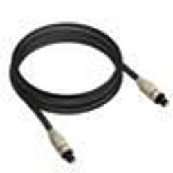 Câble Optique Audio Numérique Connecteur Toslink 2m LinQ - Noir