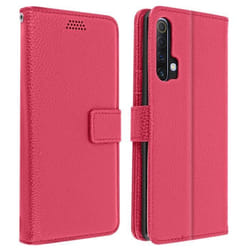 Housse AVIZAR pour Realme X3 Superzoom / X50 / 6 Pro - Rose - Silicone - Support Vidéo Dragonne