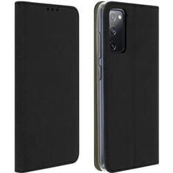 Étui pour smartphone - AVIZAR - Samsung Galaxy S20 FE - Éco-cuir - Housse Folio - Noir