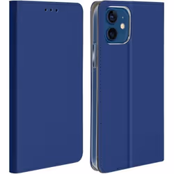 Housse Folio - Apple - iPhone 12 Mini - Éco-cuir - Support - Rangement carte