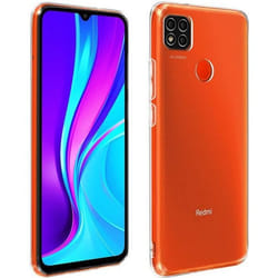 Coque - AVIZAR - Xiaomi Redmi 9C - Souple - Transparent Blanc - Protection chocs et rayures