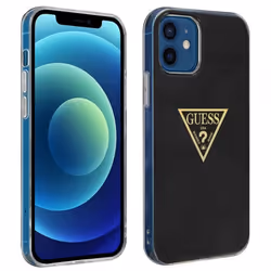 Coque iPhone 12 Mini - Guess - Metallic Series - Effet Métallique - Antichoc - Design Tendance
