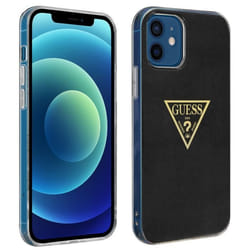 Coque iPhone 12 Mini - Guess - Metallic Series - Effet Métallique - Antichoc - Design Tendance