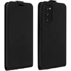 Étui AVIZAR pour Samsung Galaxy S20 FE - Protection intégrale - Noir - Éco-cuir - Fermeture magnétique