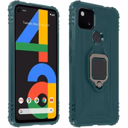 Coque - Google - Pixel 4A - Flexible - Antichoc - Bague Métallique Support Vidéo