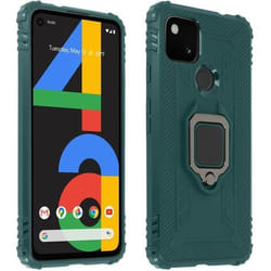 Coque - Google - Pixel 4A - Flexible - Antichoc - Bague Métallique Support Vidéo