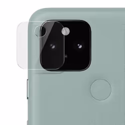 Protection caméra - AVIZAR - Google Pixel 5 - Verre trempé 9H - Anti-trace - Transparent Blanc