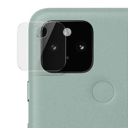Protection caméra - AVIZAR - Google Pixel 5 - Verre trempé 9H - Anti-trace - Transparent Blanc