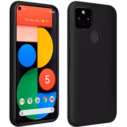 Coque de protection - AVIZAR - Google Pixel 5 - Silicone Semi-rigide - Finition Soft Touch - Noir
