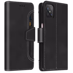 Housse Oppo Reno 4Z Étui Folio Portefeuille Fonction Support noir Noir