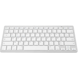 Clavier Bluetooth sans fil AVIZAR - AZERTY - Mécanisme à ciseaux - Temps réponse 0.2s - Blanc