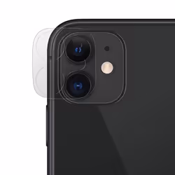 Protection caméra AVIZAR pour Apple iPhone 12 Mini en Verre Trempé Anti-trace Transparent Blanc