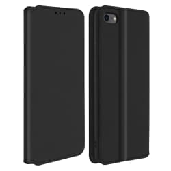 Avizar Housse portefeuille iPhone SE 2022/2020/8/7 - Noir