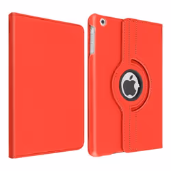 Étui Fonction Support Rotatif 360° AVIZAR - iPad Pro 9.7 / iPad Air 6 - Bleu nuit / Rouge