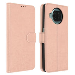 Étui de protection rose pour Xiaomi Mi 10T Lite - AVIZAR - Porte-carte et fonction support