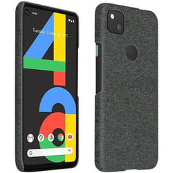 Coque - AVIZAR - Google Pixel 4A - Finition Tissu - Rigide - Anti-traces Lavable
