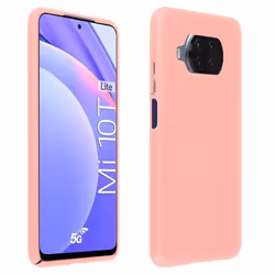 Coque de protection - AVIZAR - Xiaomi Mi 10T Lite - Silicone souple - Rose - Finition douce