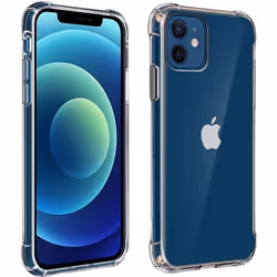 Coque - Apple - iPhone 12 Mini - Flexible - Antichoc - Transparent Blanc