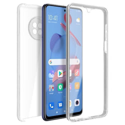 Coque - Xiaomi - Mi 10T Lite - Protection Arrière Rigide - Avant Souple - Transparent Blanc