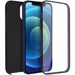 Coque - Apple - iPhone 12 / 12 Pro - Protection Arrière Rigide - Avant Souple - Noir