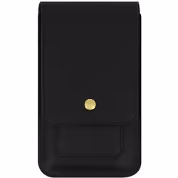 Étui Ceinture Smartphone - AVIZAR - Multipoche - Noir - Aimanté - Semi-rigide