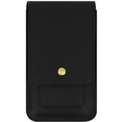 Étui Ceinture Smartphone - AVIZAR - Multipoche - Noir - Aimanté - Semi-rigide