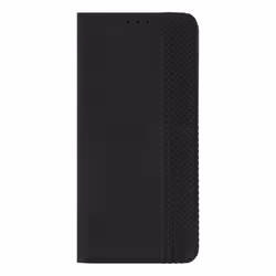 Housse Oukitel C19 - AVIZAR - Portefeuille Support Vidéo Fermeture Magnétique - Noir