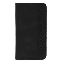 Étui portefeuille - AVIZAR - Oukitel WP5 / WP5 Pro - Éco-cuir noir - Fermeture magnétique - Support vidéo