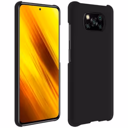 Coque de protection - AVIZAR - Xiaomi Poco X3 - Rigide - Polycarbonate - Noir mat