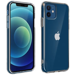 Coque et protection décran - AVIZAR - iPhone 12 / 12 Pro - Souple - Film Verre Trempé 9H - Noir
