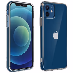 Coque et film de protection - Apple - iPhone 12 / 12 Pro - Souple - Verre trempé 9H - Transparent