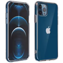 Coque et Film de Protection - Apple - iPhone 12 Pro Max - Souple - Verre Trempé 9H - Transparent