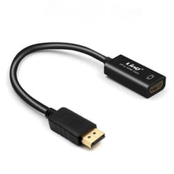Adaptateur DisplayPort - LinQ - HDMI Femelle - Full HD 3D - 1920 x 1080p - Noir