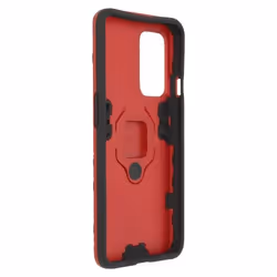 Coque - AVIZAR - OnePlus 9 - Antichoc - Bague Métallique - Rouge