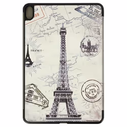 Étui iPad Air 2020 - AVIZAR - Motif Tour Eiffel - Éco-cuir Souple - Support Vidéo - Support Clavier