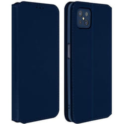 Housse - AVIZAR - Oppo Reno 4 Z 5G - Éco-cuir - Étui Folio Portefeuille - Bleu