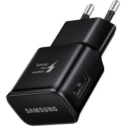 Chargeur Secteur USB - Samsung - 15W - Charge Rapide - Noir - Adaptateur Compact