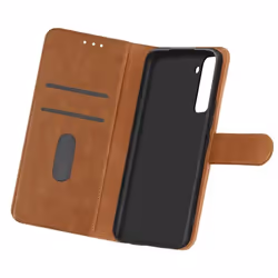 Étui pour Samsung Galaxy S21 Plus - AVIZAR - Protection avec Porte-carte Fonction Support - Marron