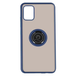 Coque - Samsung - Galaxy A51 - Bi-matière - Bague Métallique - Support Vidéo