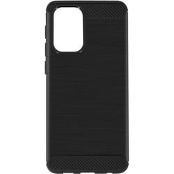 Coque - Samsung - Galaxy A72 - Souple - Protection Chocs - Effet Brossé Carbone