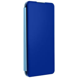 Housse - Samsung - Galaxy S21 Plus - Clapet translucide - Support vidéo - Bleu