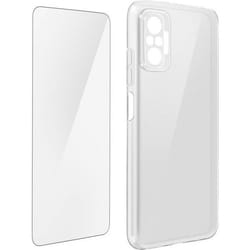 Coque Xiaomi Redmi Note 10 Pro Souple Film Verre Trempé 9H Transparent