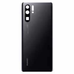 Cache Batterie - Huawei - P30 Pro - Remplacement Façade Arrière - Lentille Caméra Intégrée - Noir