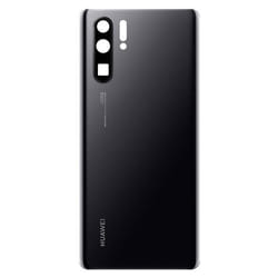 Cache Batterie - Huawei - P30 Pro - Remplacement Façade Arrière - Lentille Caméra Intégrée - Noir