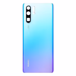 Cache Batterie - Huawei - P30 Pro - Remplacement Façade Arrière - Nacré Bleu - Lentille Caméra Intégrée
