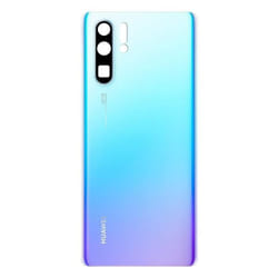 Cache Batterie - Huawei - P30 Pro - Remplacement Façade Arrière - Nacré Bleu - Lentille Caméra Intégrée