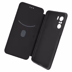 Housse - Xiaomi - Poco F3 - Éco-cuir - Effet Carbone - Souple - Dragonne incluse